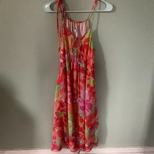 Walter Floral Tie Sundress Flowy Size 4